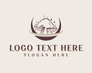 Fungus - Mushroom Holistic Wellness logo design