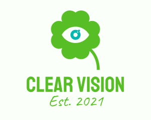 Clover Leaf Eye  logo design