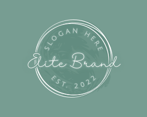 Branded - Beauty Watercolor Signature logo design