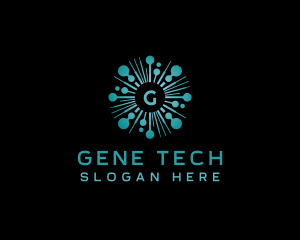 Genetics - Tech Artificial Intelligence Programmer logo design