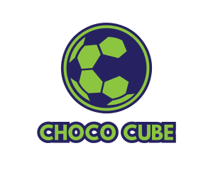 World Cup - Blue Green Football logo design