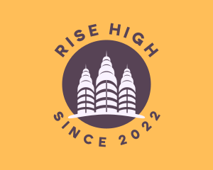 High Rise Urban Cityscape logo design