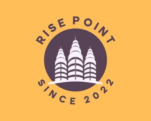 High Rise Urban Cityscape logo design