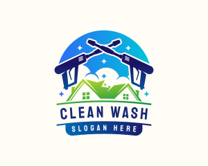 Washer - Home Pressure Washer logo design