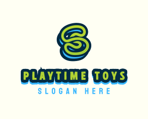Toys - Toy String Letter S logo design