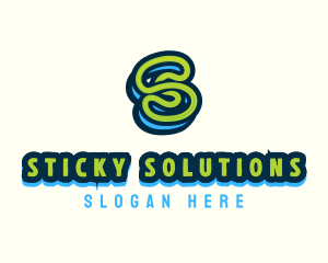 Toy String Letter S logo design