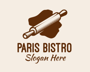 Pastry Rolling Pin logo design