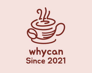 Good Morning - Hot Coffee Cup logo design
