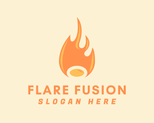 Flare - Fire Heat Energy logo design