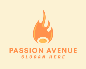 Passion - Fire Heat Energy logo design