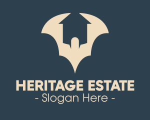 Estate - Bat House Property logo design