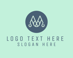 Lettermark - Elegant Enterprise Letter M logo design