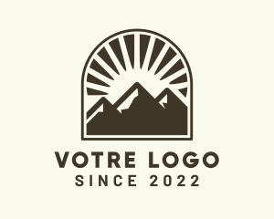 Mountaineer - Mountain Tourist Spot logo design