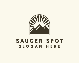 Mountain Tourist Spot logo design