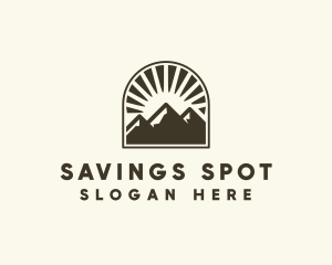 Mountain Tourist Spot logo design