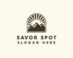 Mountain Tourist Spot logo design