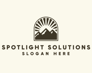 Mountain Tourist Spot logo design