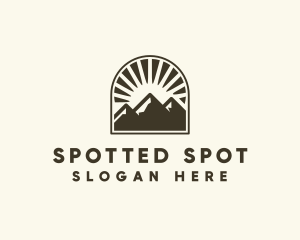 Mountain Tourist Spot logo design