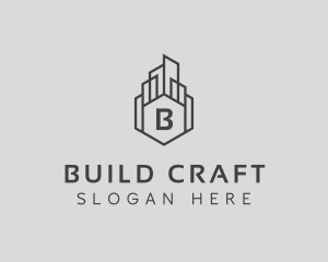 City Skyscraper Building logo design