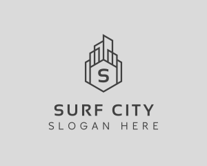 City Skyscraper Building logo design