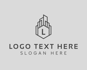 Commercial - City Skyscraper Building logo design