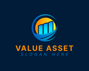 Asset - Gradient Business Graph logo design