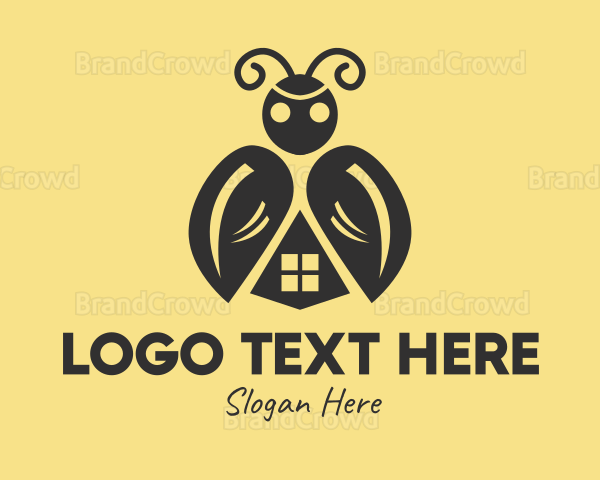 Insect Beetle Shelter Logo