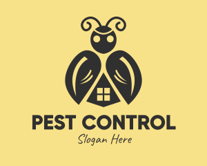 Insect Beetle Shelter  logo design