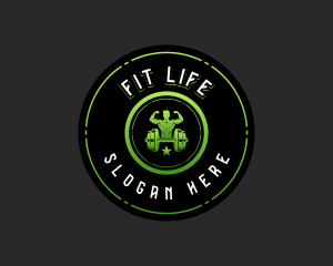 Fitness Gym Business logo design