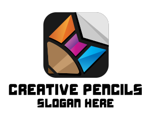 Multicolor Pencil Art logo design