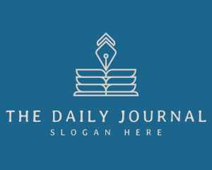 Journal - Journal Book Pen logo design