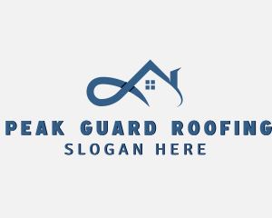 Home Roofing Builder logo design