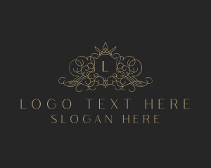 Victorian - Ornamental Crown Decorative Boutique logo design