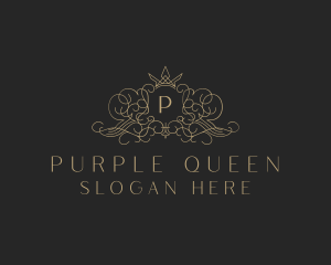 Ornamental Crown Decorative Boutique logo design