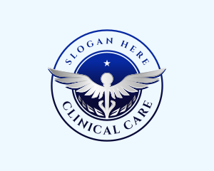 Medical Caduceus Healthcare logo design