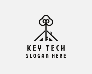 Real Estate Key logo design