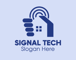 Signal - House Hunting Signal logo design