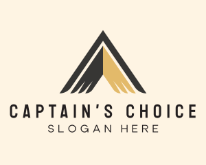 Captain - Pyramid Wings Letter A logo design