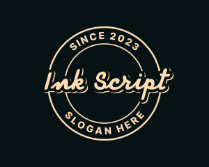 Script - Round Script Business logo design