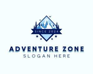 Travel Adventure Mountain logo design