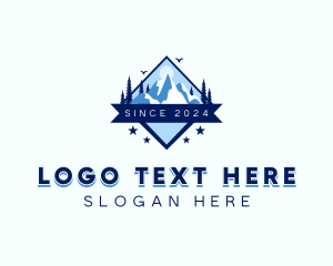 Mountain - Travel Adventure Mountain logo design