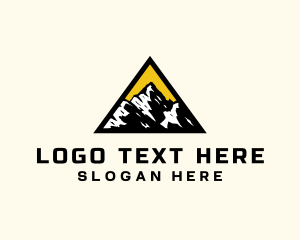 Alpine - Mountain Outdoor Peak logo design