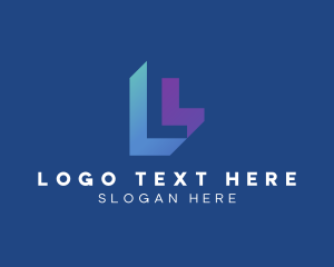 Mobile Application Letter L Logo