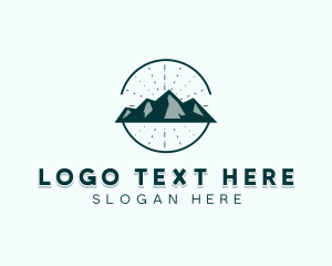 Outdoor - Hipster Mountain Alpine logo design