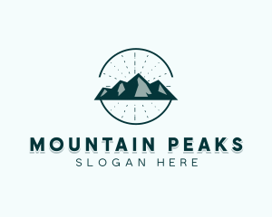 Himalayas - Hipster Mountain Alpine logo design