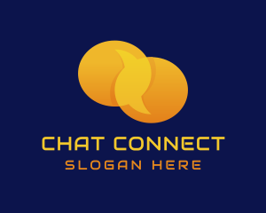 Messaging - Yellow Messaging App logo design