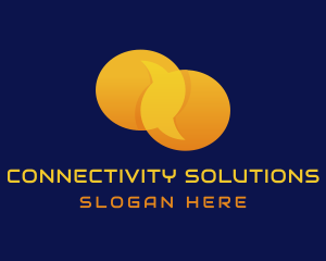 Communication - Yellow Messaging App logo design