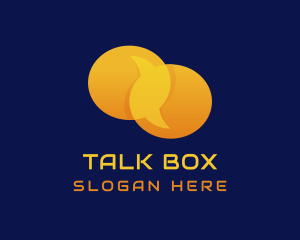 Conversation - Yellow Messaging App logo design