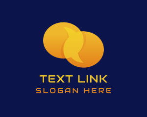Sms - Yellow Messaging App logo design