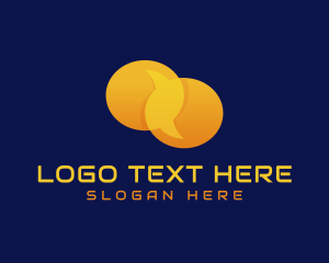 Yellow Messaging App logo design